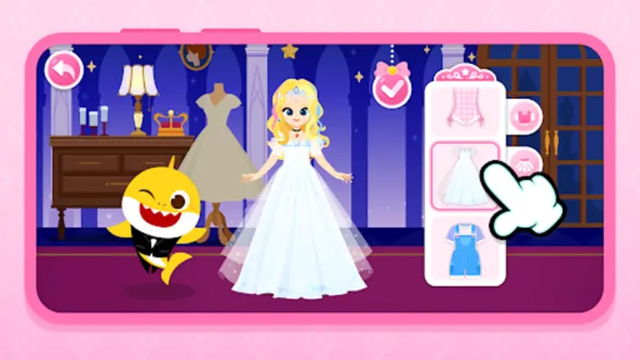 Baby Shark Princess Dress Up android App screenshot 6